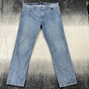 Lucky Brand Jeans Mens 38X32 Blue 363 Vintage Straight Leg Light Wash Fade Denim